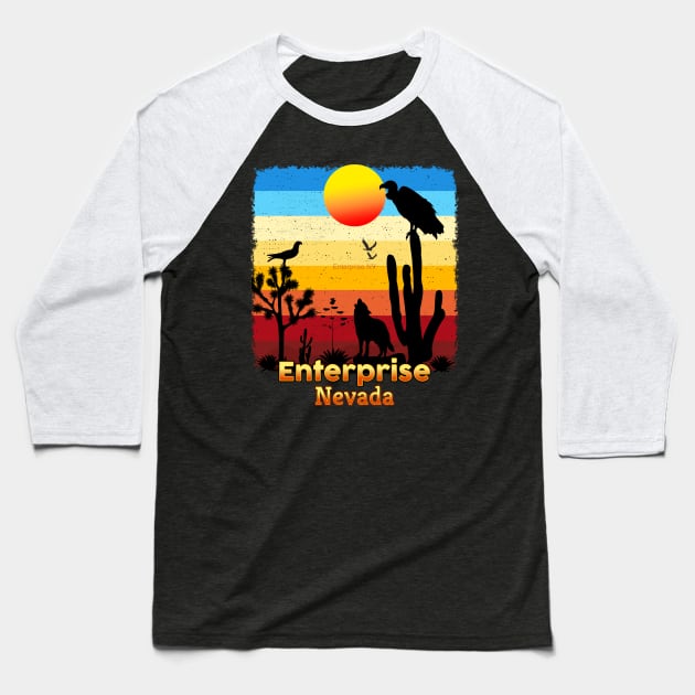 Enterprise Baseball T-Shirt by SunsetParadise